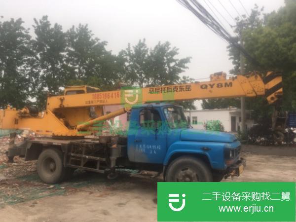 江蘇出售二手東岳8噸吊車