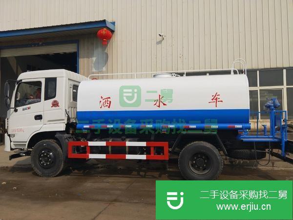 湖北出售二手東風多利卡9方灑水車