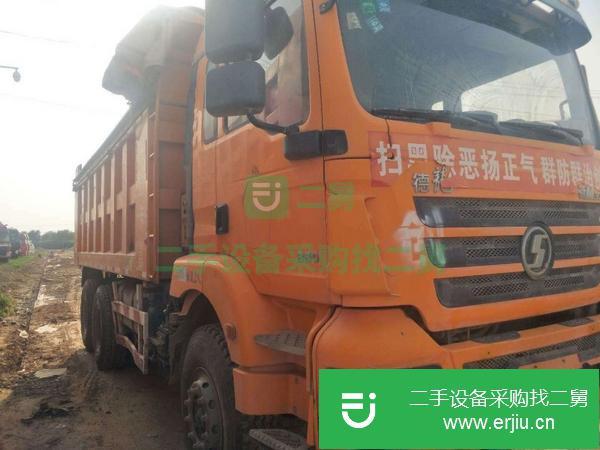 山東出售二手德龍后八輪自卸車