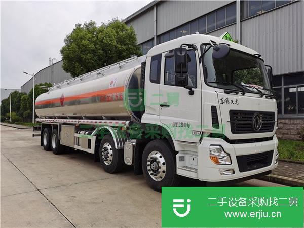天津出售二手東風天龍25噸鋁合金油罐車