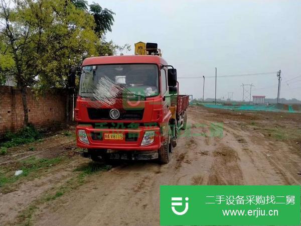 廣東出售二手東風小三軸10隨車吊