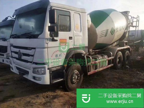 云南出售二手豪沃國四大10方攪拌車