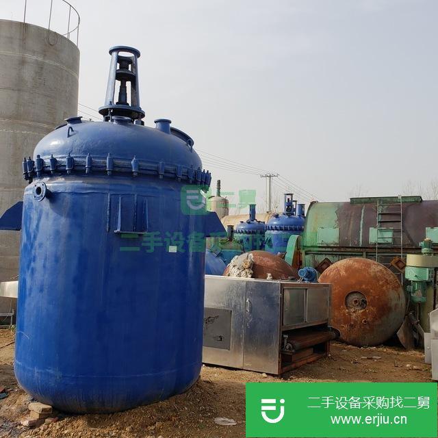 山東出售二手搪瓷2噸反應釜