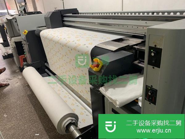 浙江出售二手數碼印花機, 幅寬2米 3頭機 打印烘干固色一體式