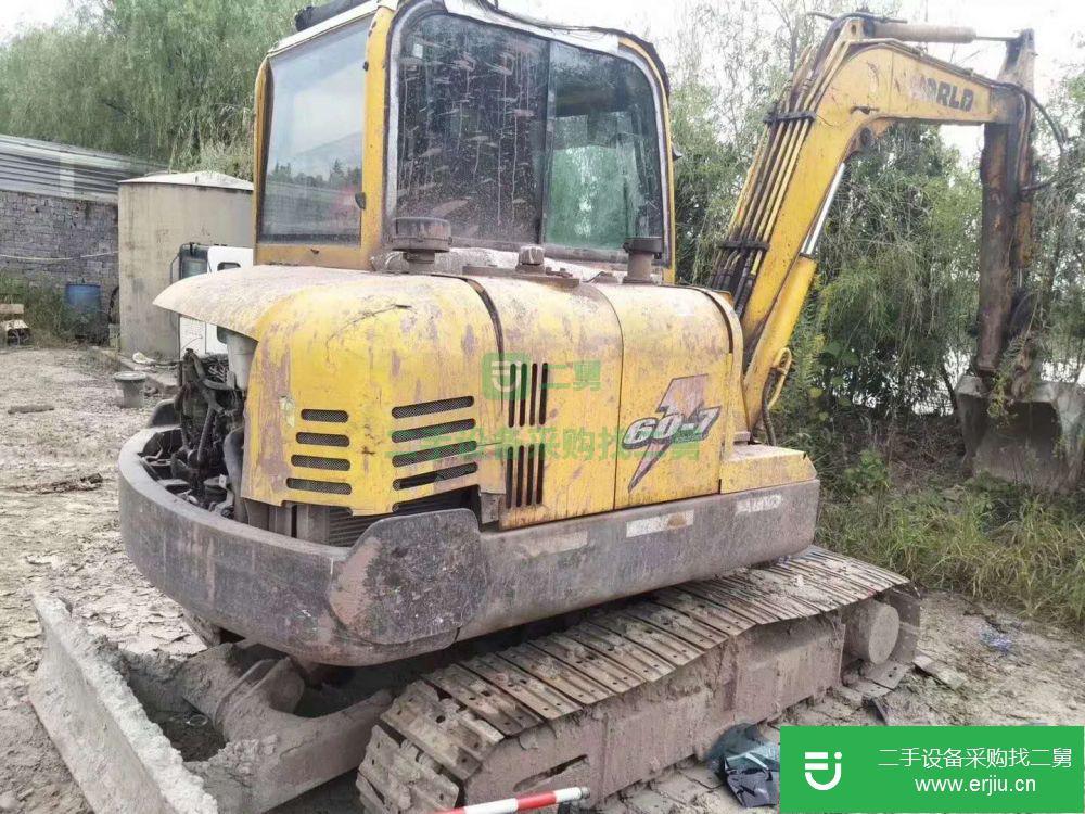 浙江出售二手沃得重工W60-7挖掘機