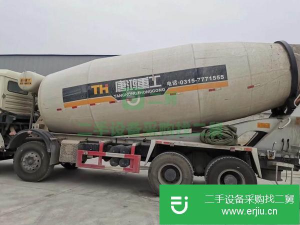 黑龍江出售二手18年德龍攪拌車，大20方罐！
