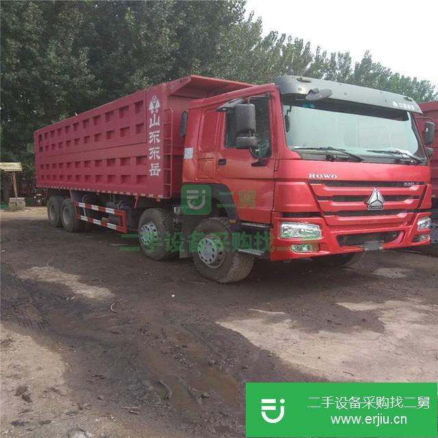 山東出售二手豪沃自卸車后八輪