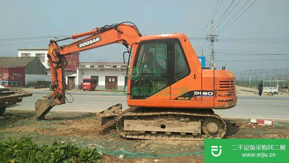 河南出售二手斗山DH80挖掘機