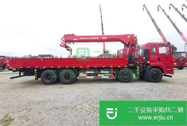 湖北出售二手東風錦程14噸五節隨車吊