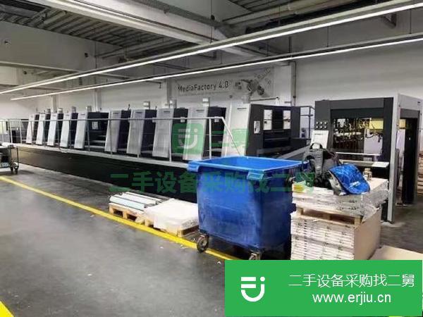 上海出售二手海德堡xL106-4+4對開雙面四色印刷機