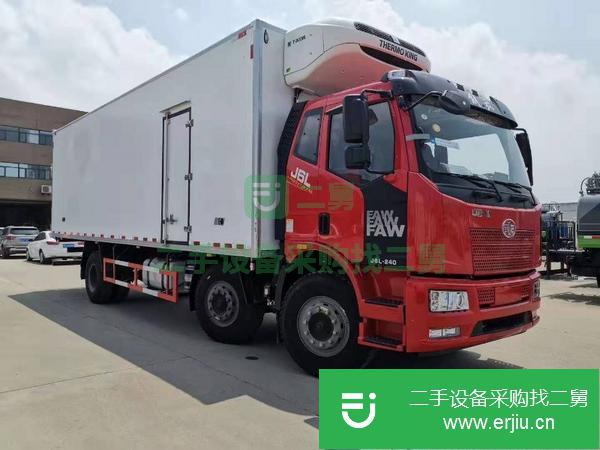湖北出售二手一汽解放J6L8.7米冷藏車