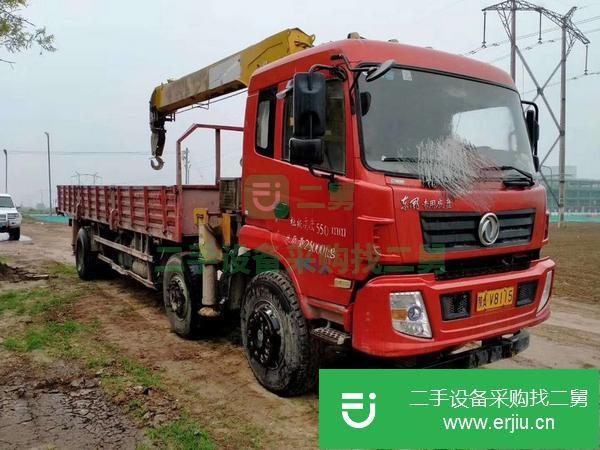 廣東出售二手東風小三軸10隨車吊