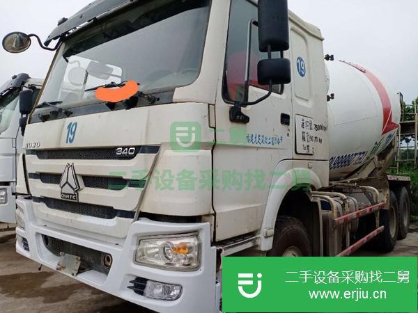 山東出售二手后八輪大12方攪拌車