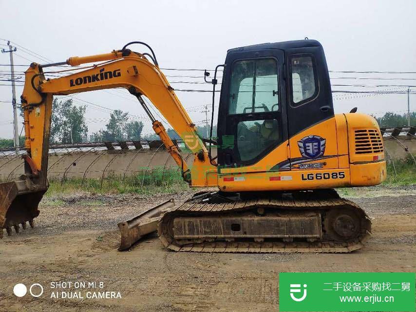 北京出售二手龍工LG6085挖掘機