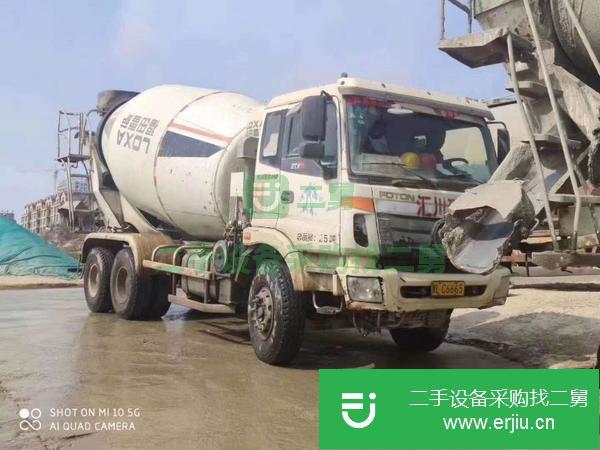 甘肅出售二手福田雷薩12方攪拌罐車
