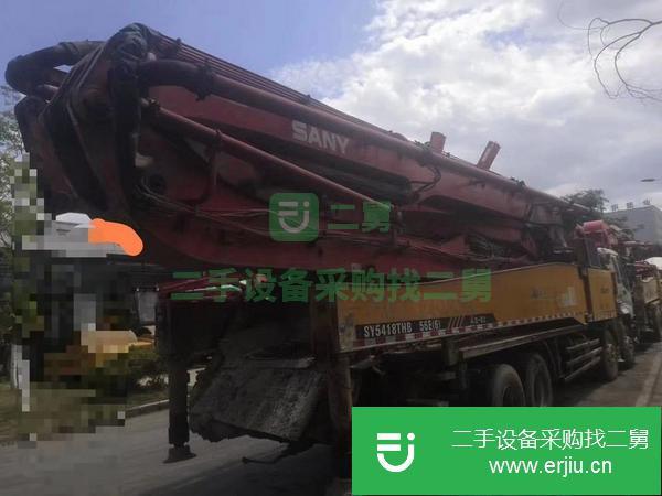 云南出售二手五十鈴56米泵車