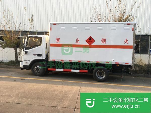 遼寧出售二手福田歐馬可危險品廂式運輸車