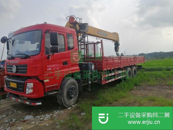 湖北出售二手東風6.3噸隨車吊