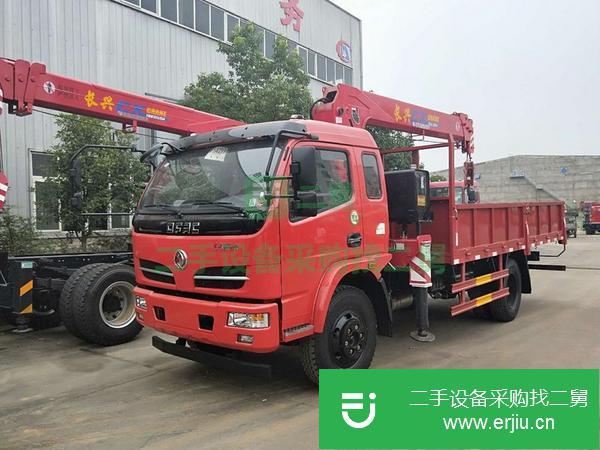 山西出售二手東風福瑞卡6.3噸隨車吊