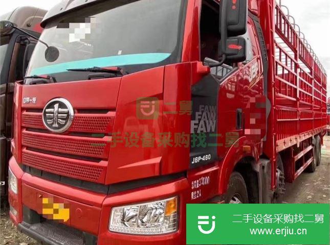 江西出售二手一汽解放J6P高欄載貨車