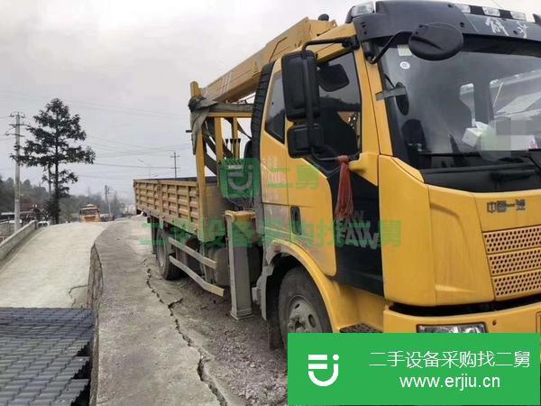 湖北出售二手三一10噸4節臂隨車吊
