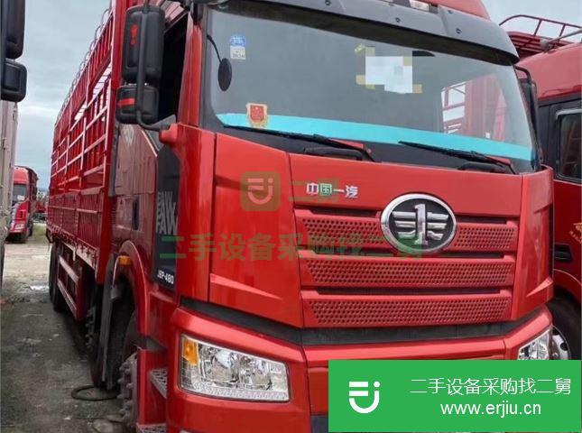 江西出售二手一汽解放J6P高欄載貨車