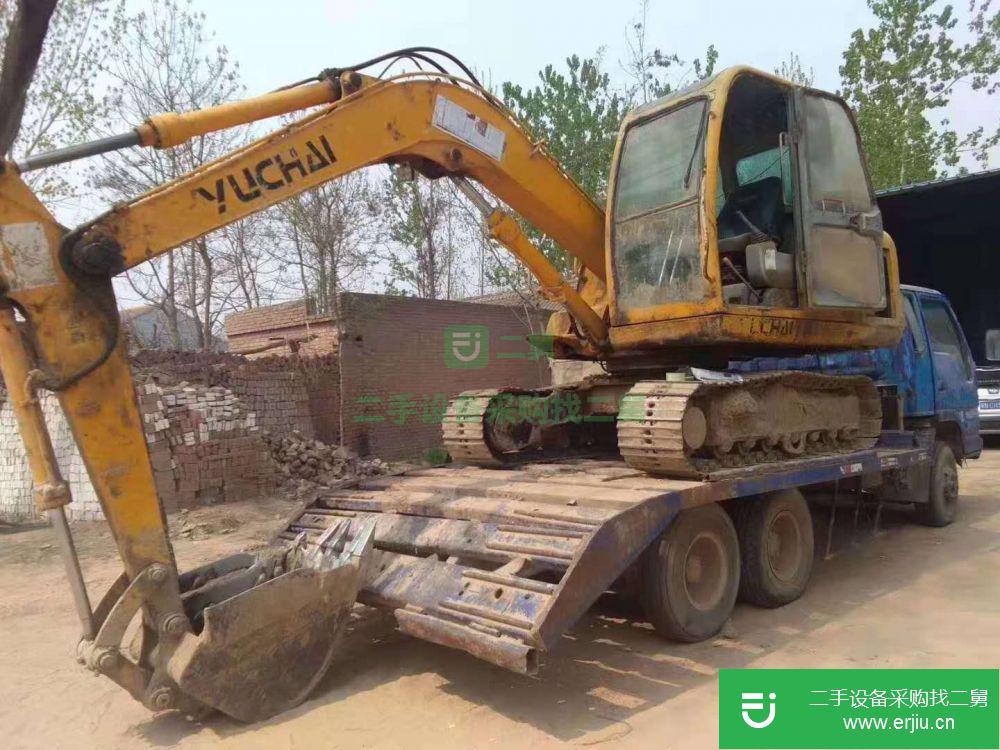 河南出售二手玉柴YC85-6挖掘機