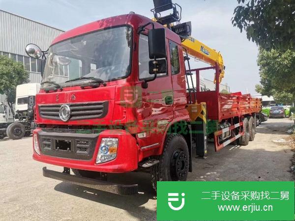 黑龍江出售二手國五東風(fēng)10噸隨車吊