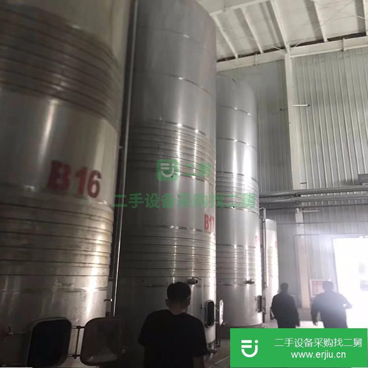 山東出售二手不銹鋼儲罐