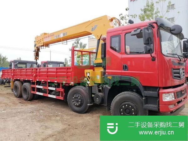 湖北出售二手東風(fēng)前四后八隨車吊