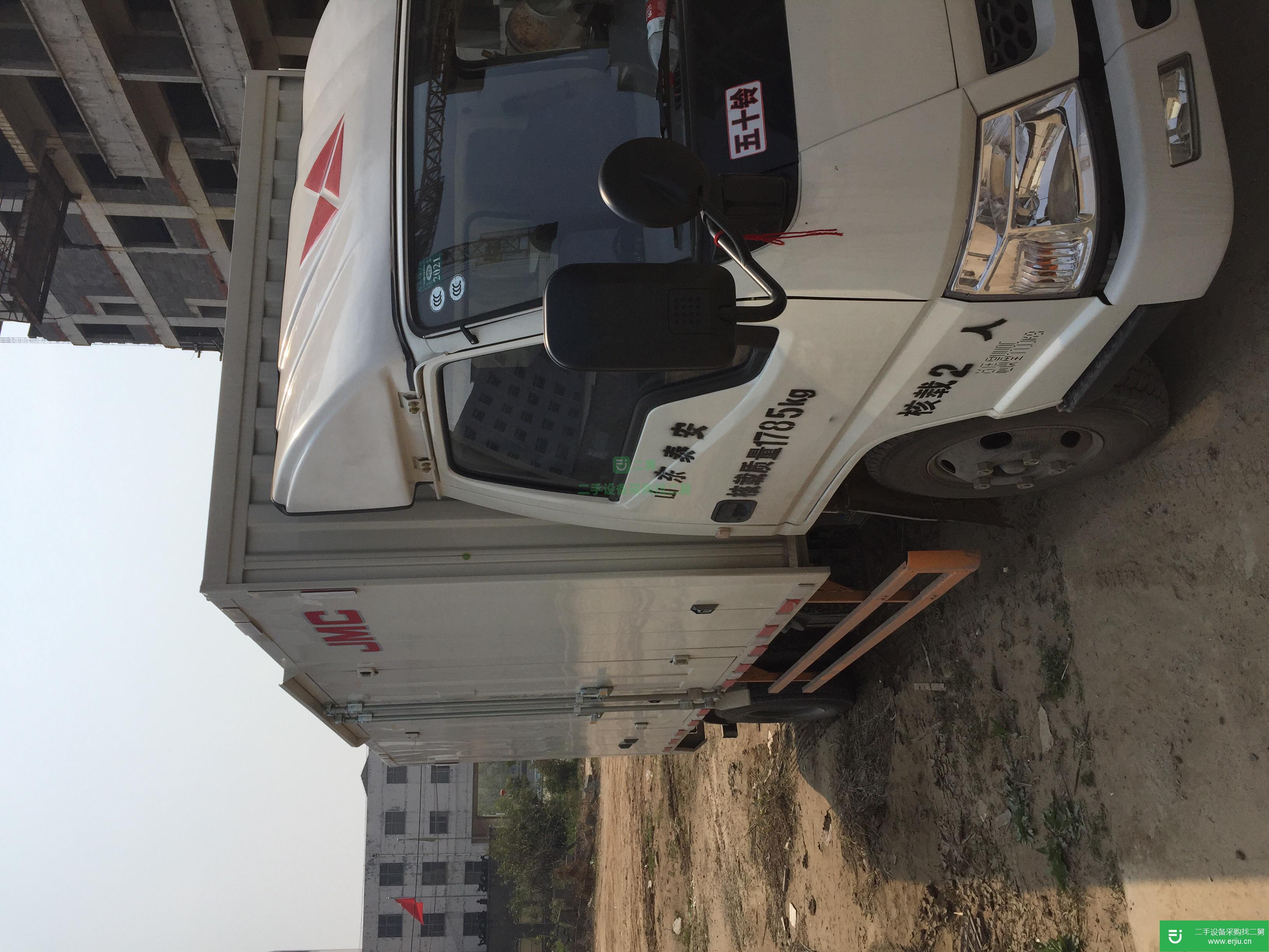 山東出售二手江鈴箱式貨車