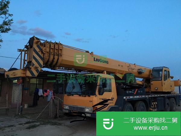 甘肅出售二手柳工50噸汽車吊