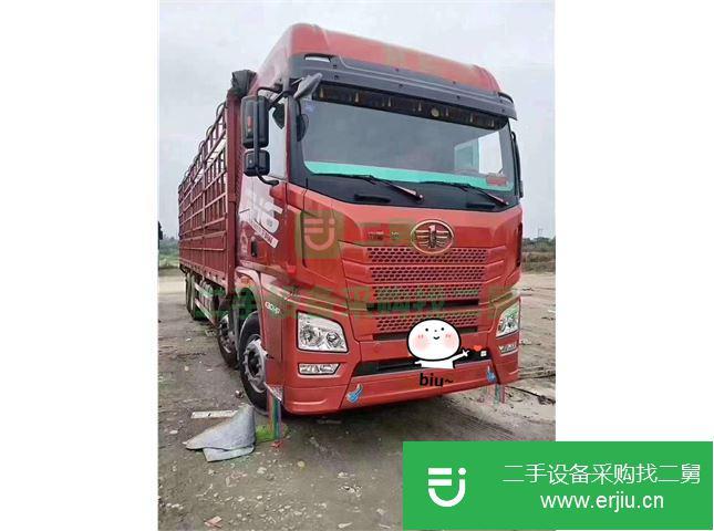 江西出售二手一汽解放J6倉柵載貨車