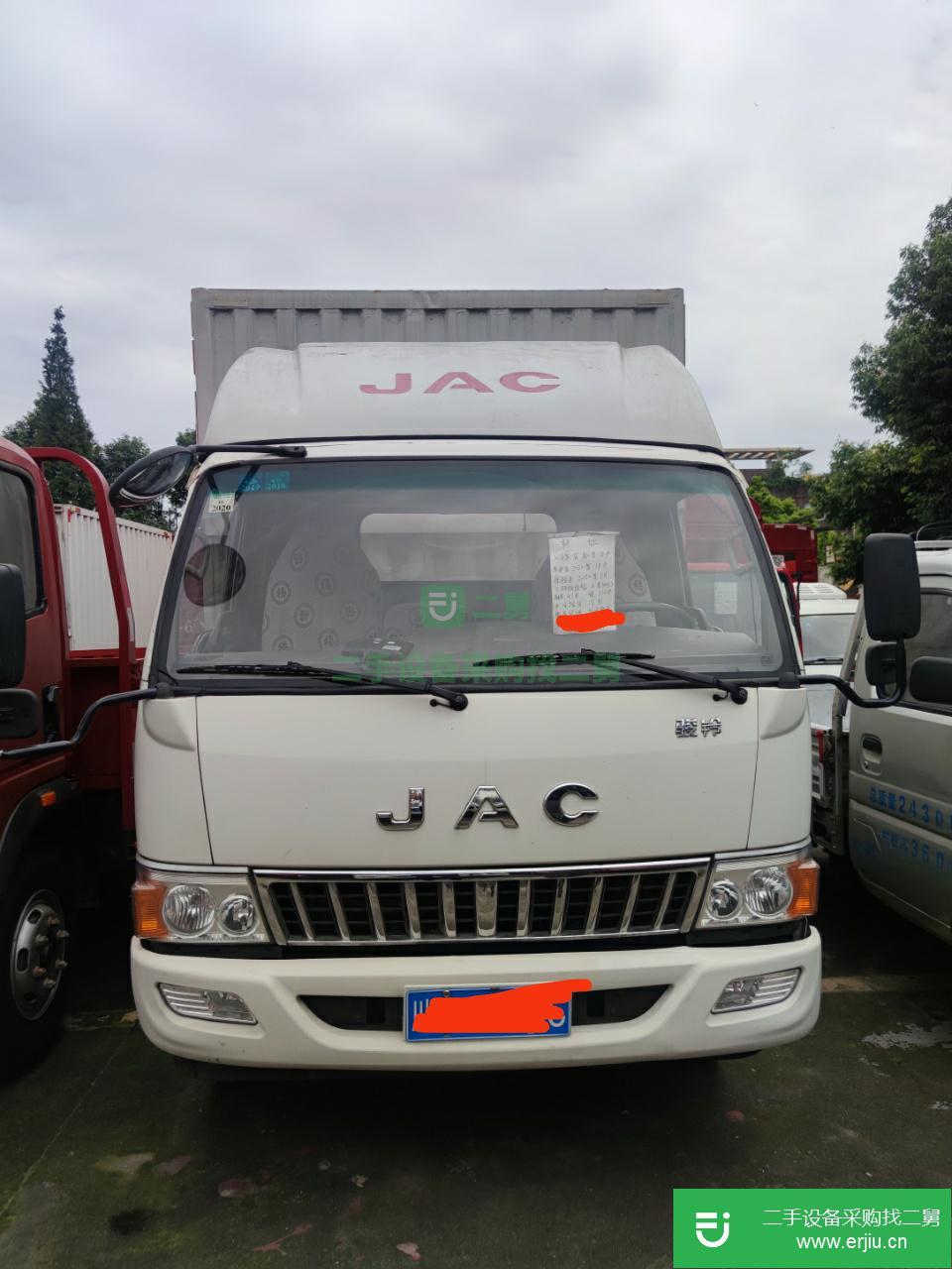 四川出售二手江淮駿鈴箱式貨車