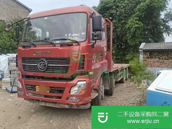 陜西出售二手挖機平板運輸車