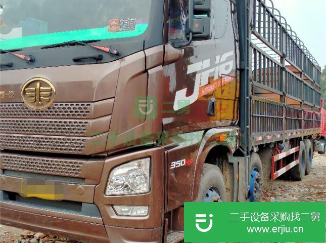 江西出售二手青島解放JH6倉(cāng)柵式載貨車