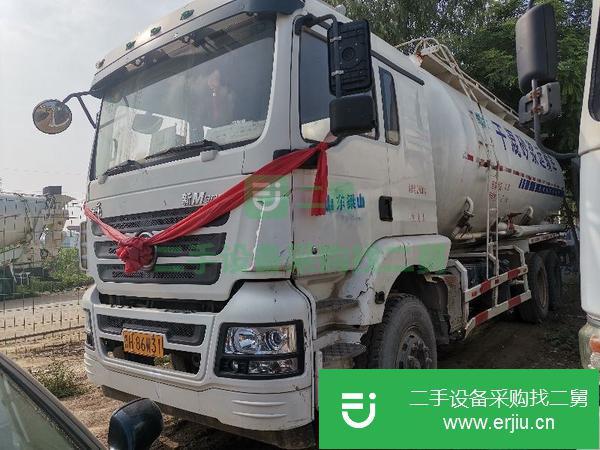 山東出售二手陜汽德龍干混砂漿罐車