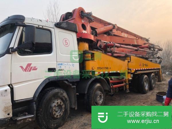 河南出售二手五十鈴48米泵車