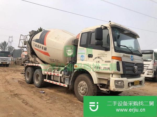 云南出售二手歐曼10方國四攪拌車