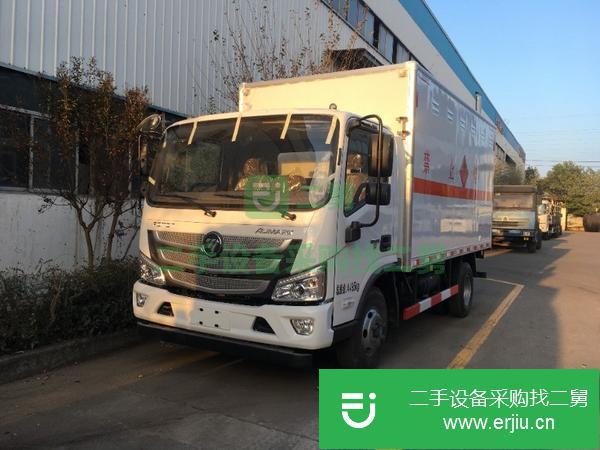 遼寧出售二手福田歐馬可危險品廂式運輸車