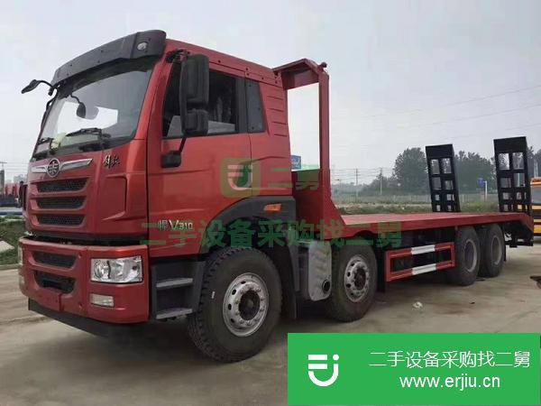 湖北出售二手前四后八平板運輸車
