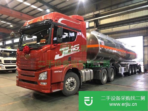 山西出售二手33噸鋁合金半掛油罐車