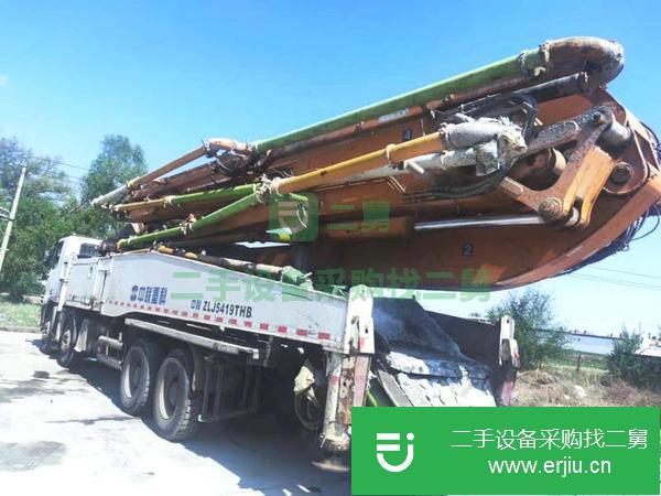 內(nèi)蒙古出售二手中聯(lián)52米泵車