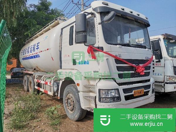 山東出售二手陜汽德龍干混砂漿罐車