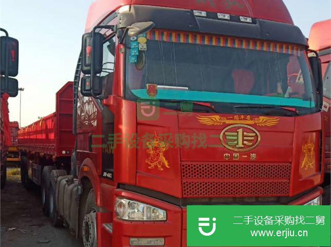 江西出售二手一汽解放J6P半掛車