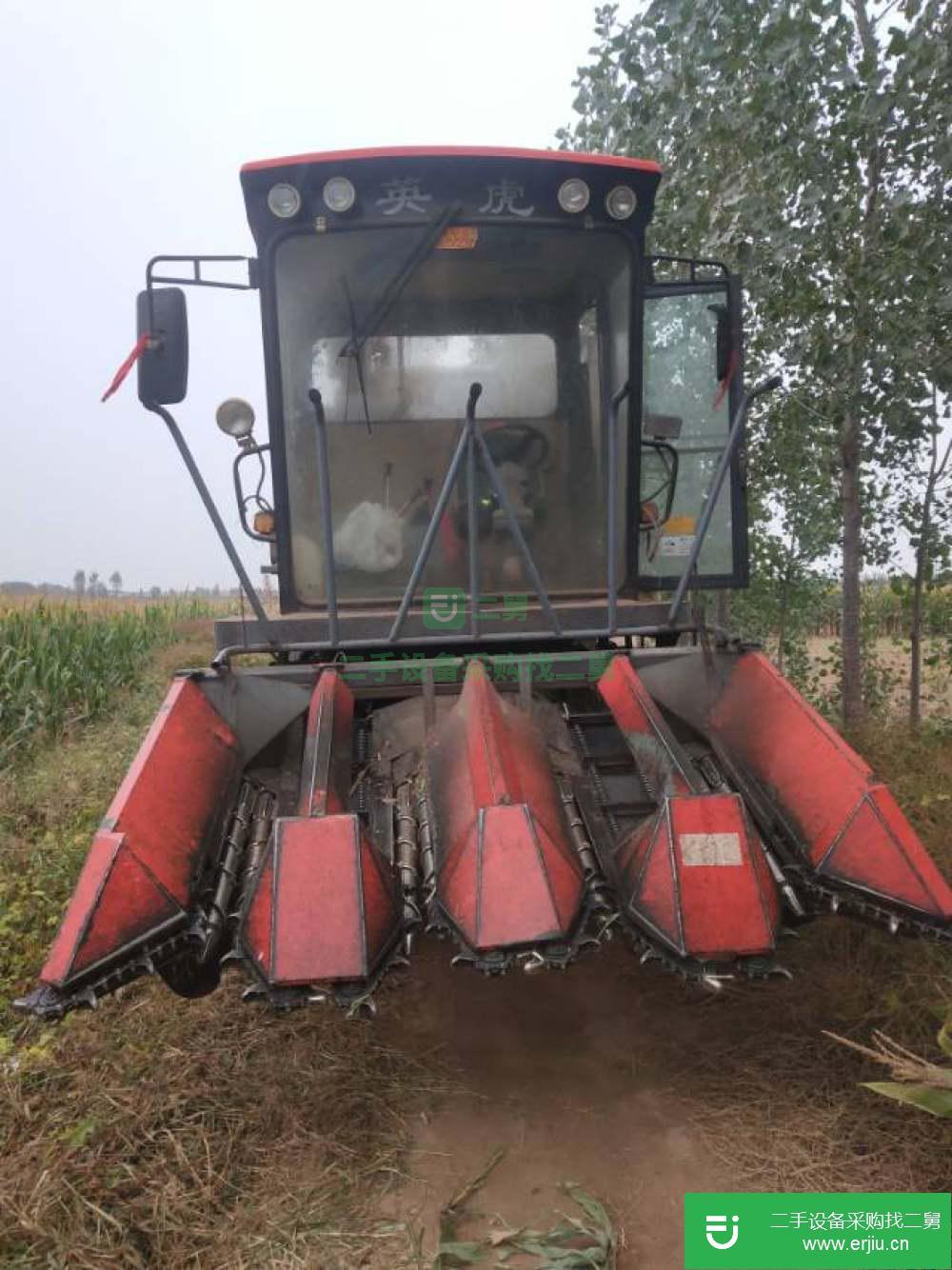 山東出售二手英虎4YZB-4C型玉米收獲機