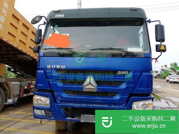 山東出售二手豪沃前四后八7.4米自卸車