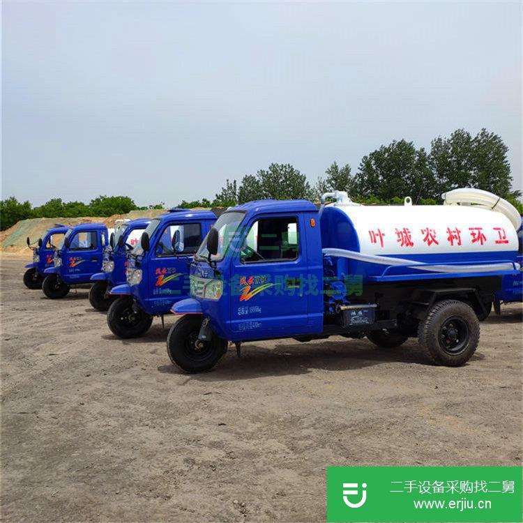 山東出售二手福田小卡3方吸糞車