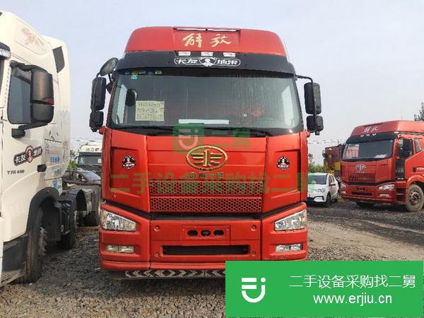 山東出售二手解放牽引車，錫柴發動機460馬力雙驅輕體