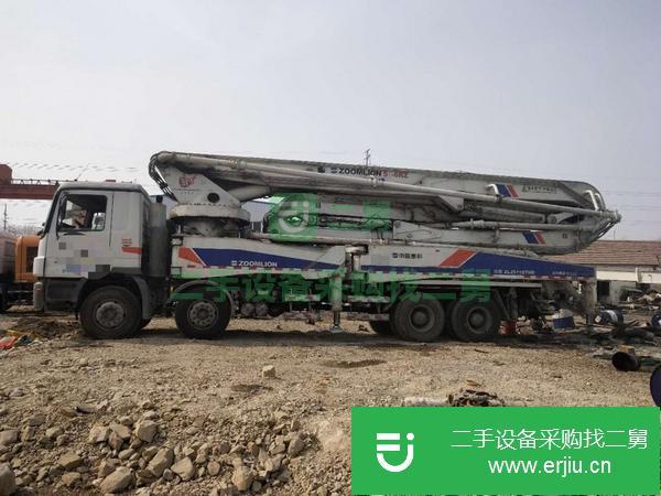 山東出售二手中聯奔馳52米泵車